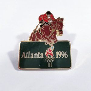 1996 Atlanta Olympics Equestrian Event enamel pin